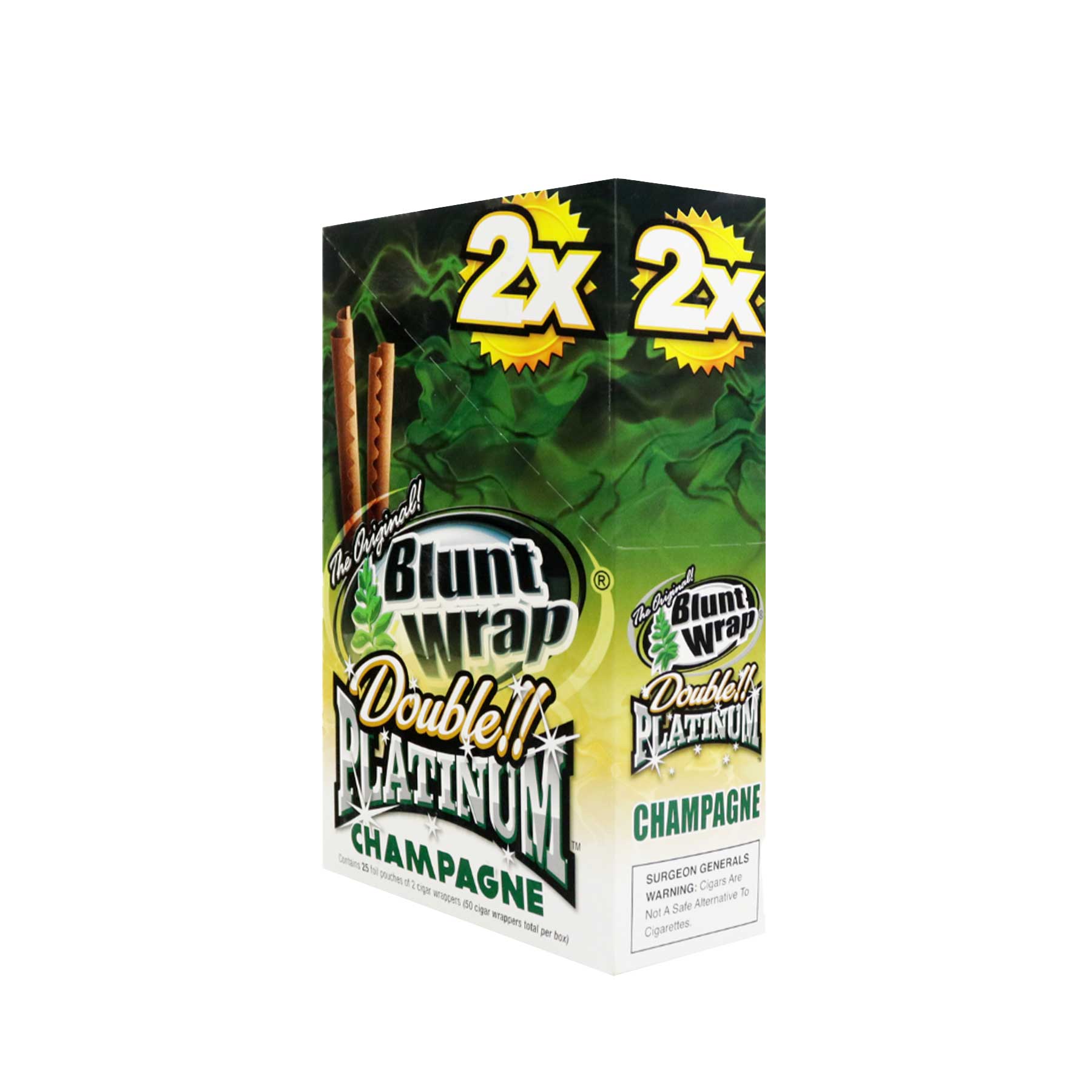 Blunt Wrap Platinum Champagne Display 25 unidades