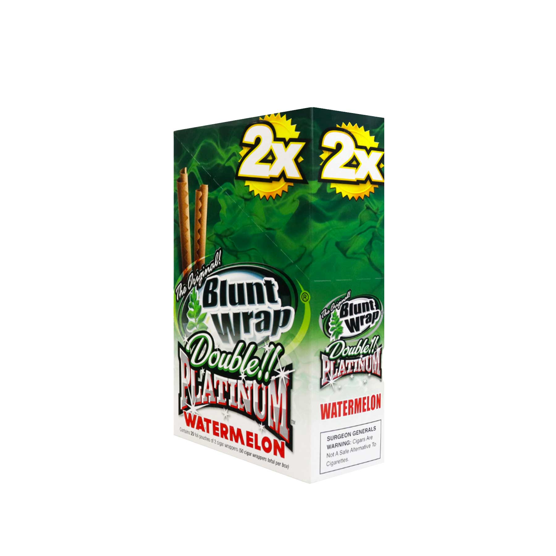 Blunt Wrap Platinum Watermelon Display 25 unidades