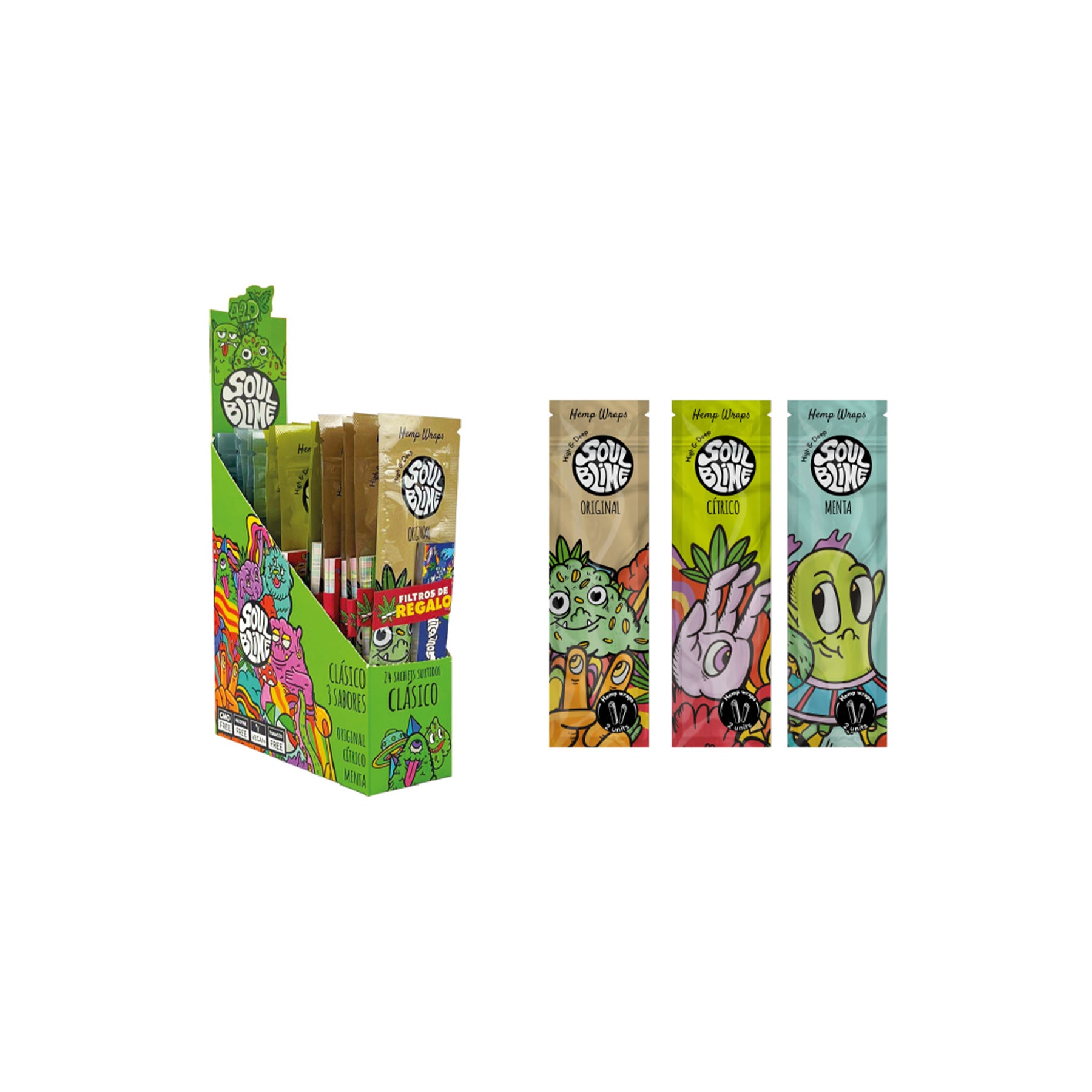 Blunt Soulblime Display 24 unidades Variedades