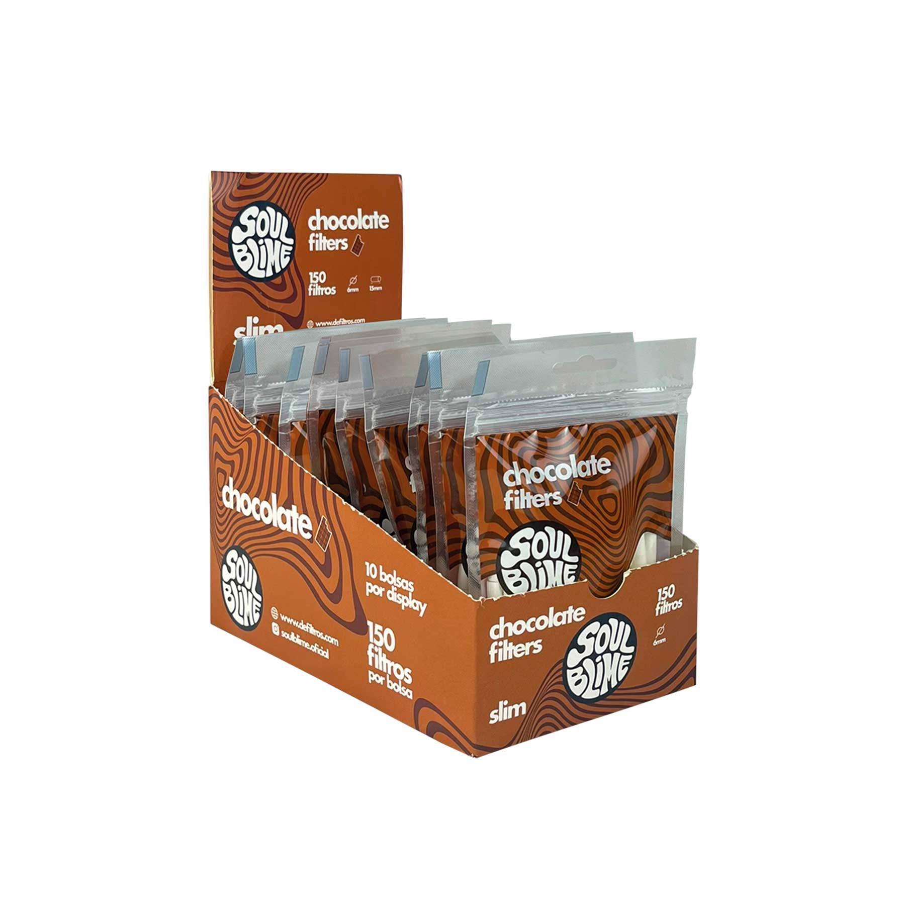 Filtros Soulblime Chocolate x 150 Display