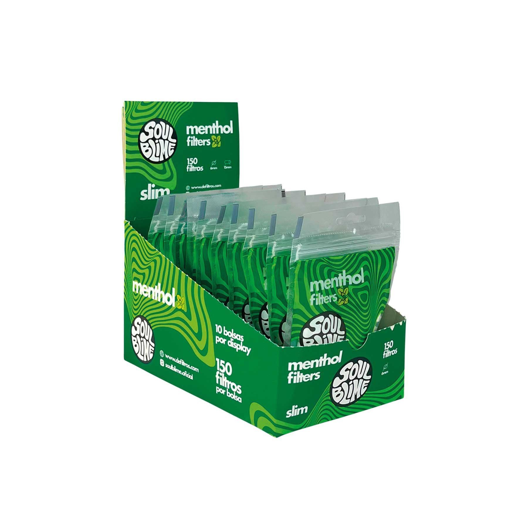 filtro para fumar sabor menthol