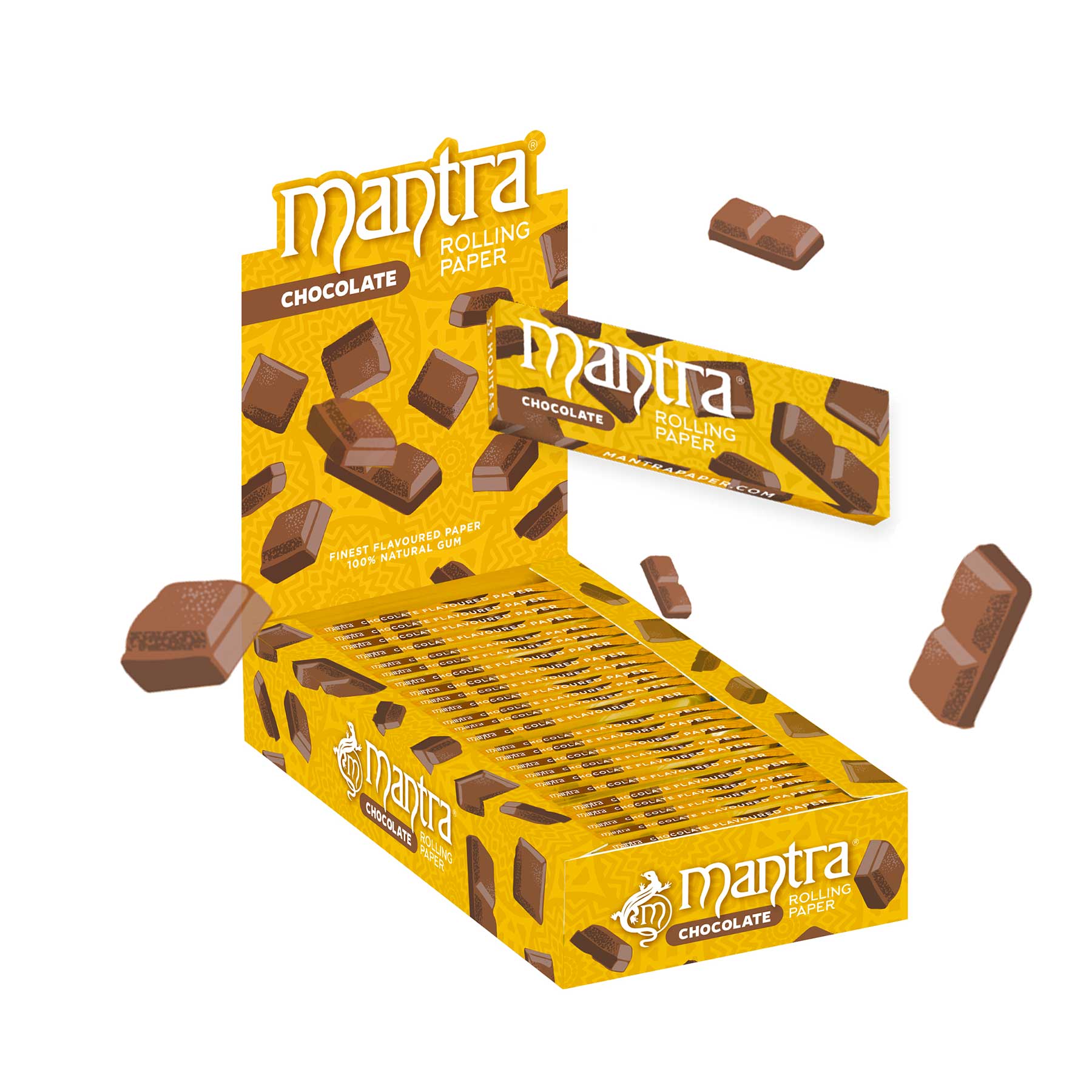 Papelillo Mantra Sabor Chocolate Display
