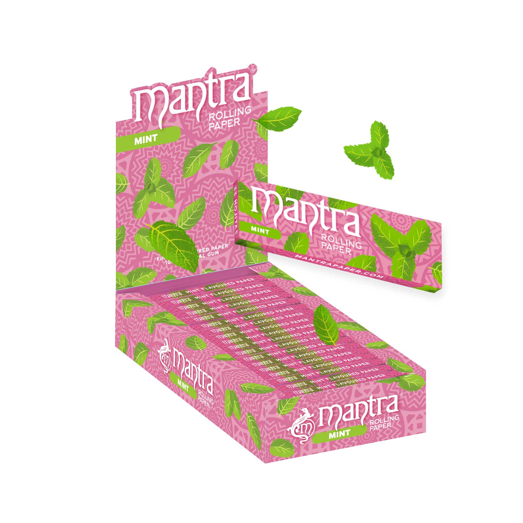 Papelillo Mantra Sabor Menta Display