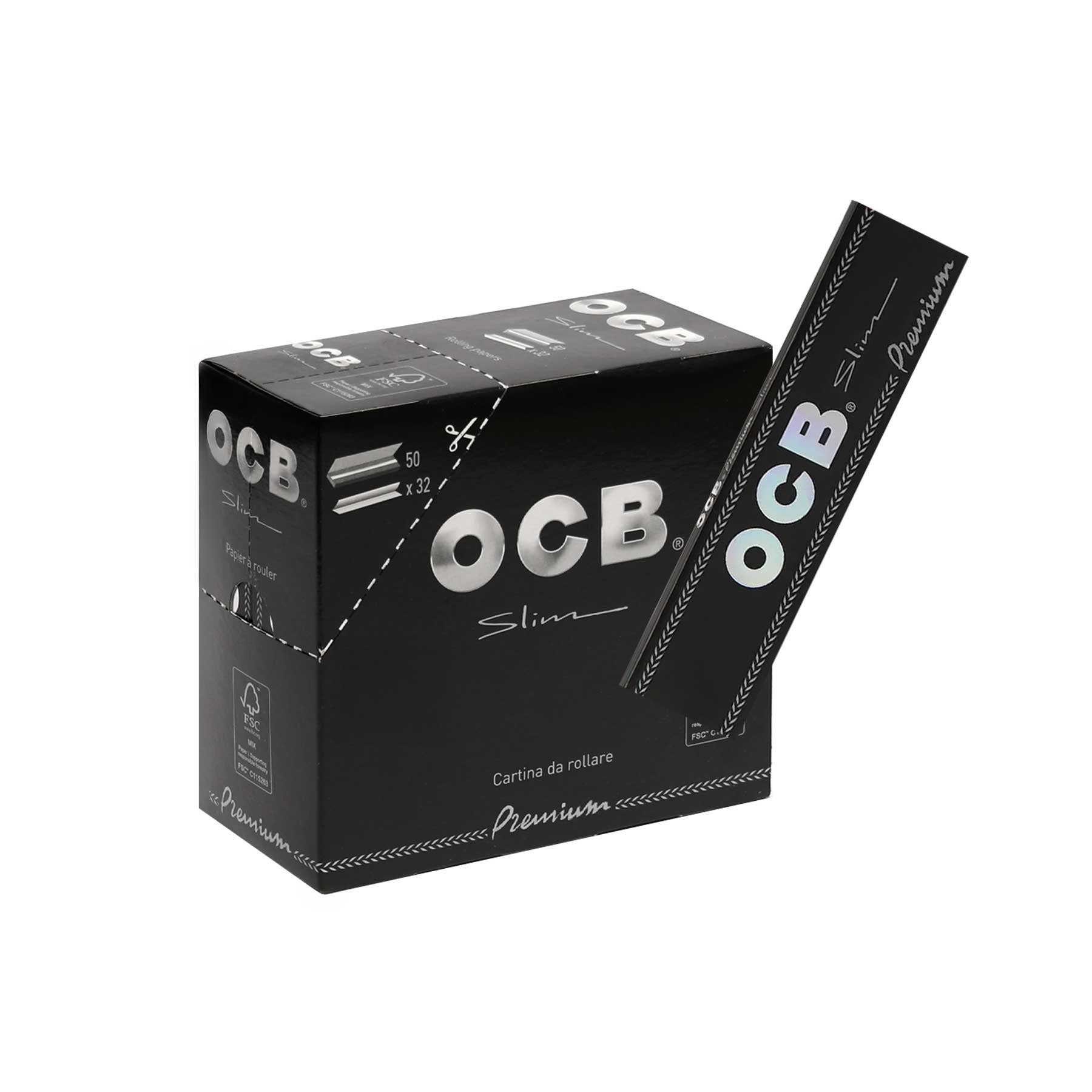 Papelillos OCB Slim Premium Display