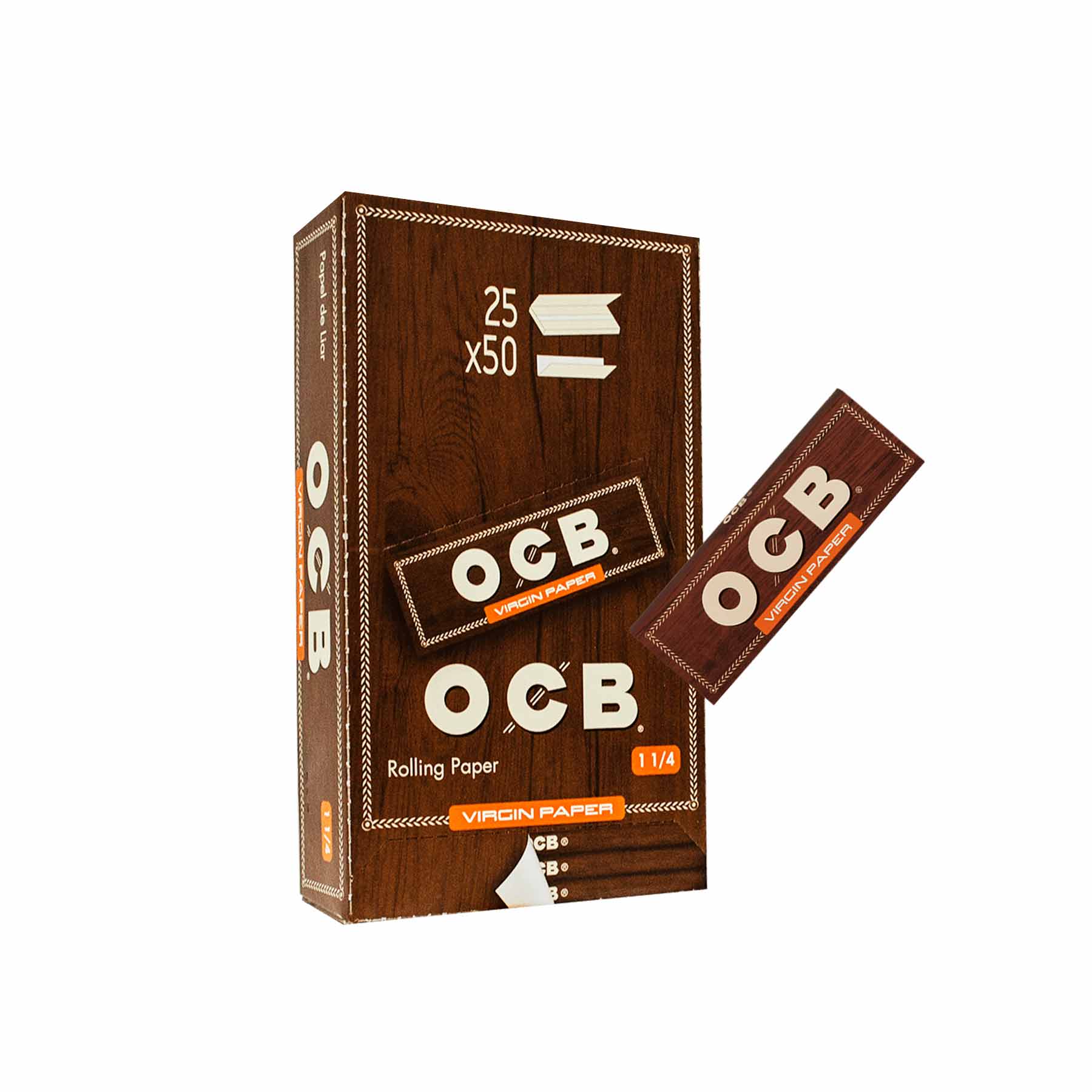 Papelillos OCB Virgen 1 1/4 Display