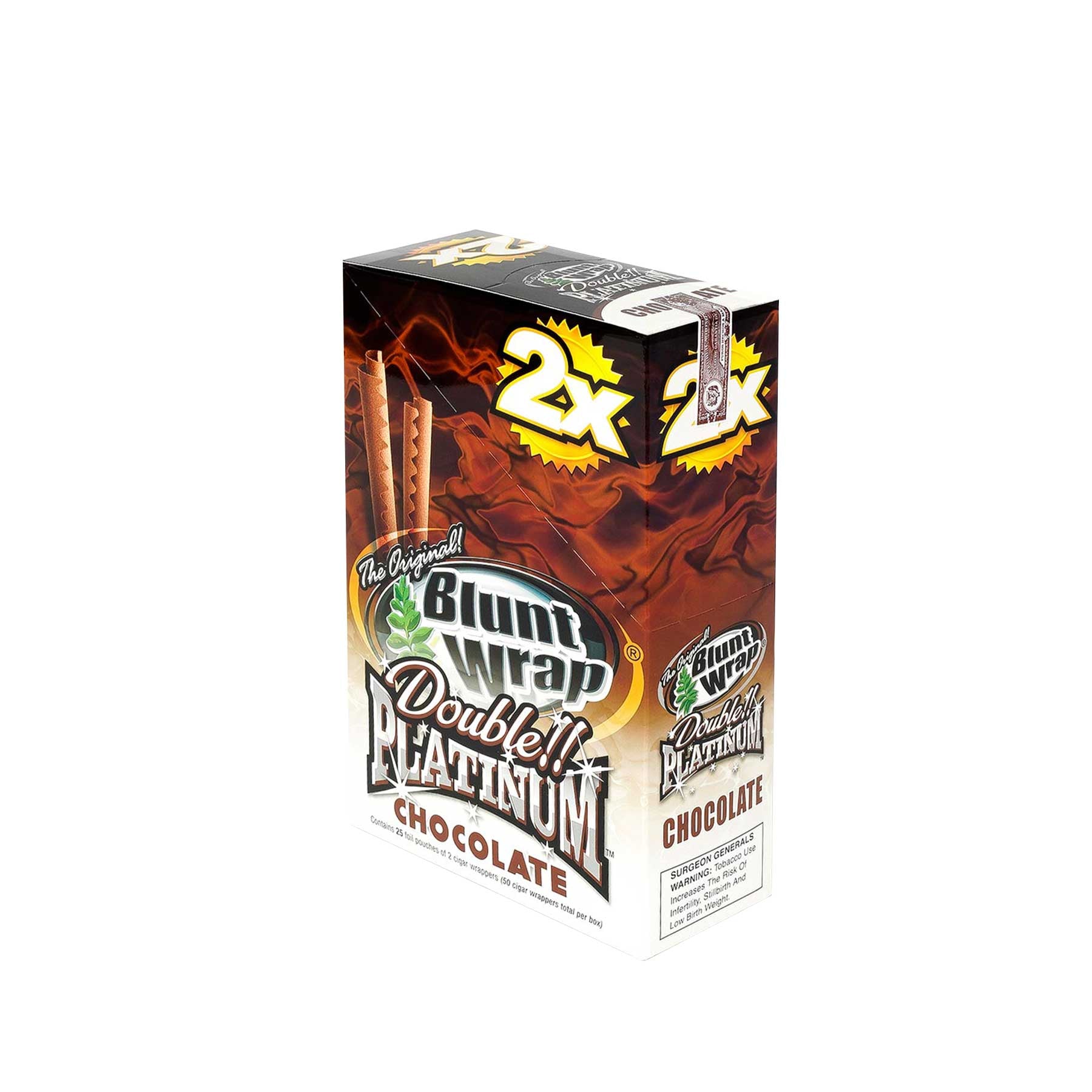 Blunt Wrap Platinum Chocolate Display 25 unidades