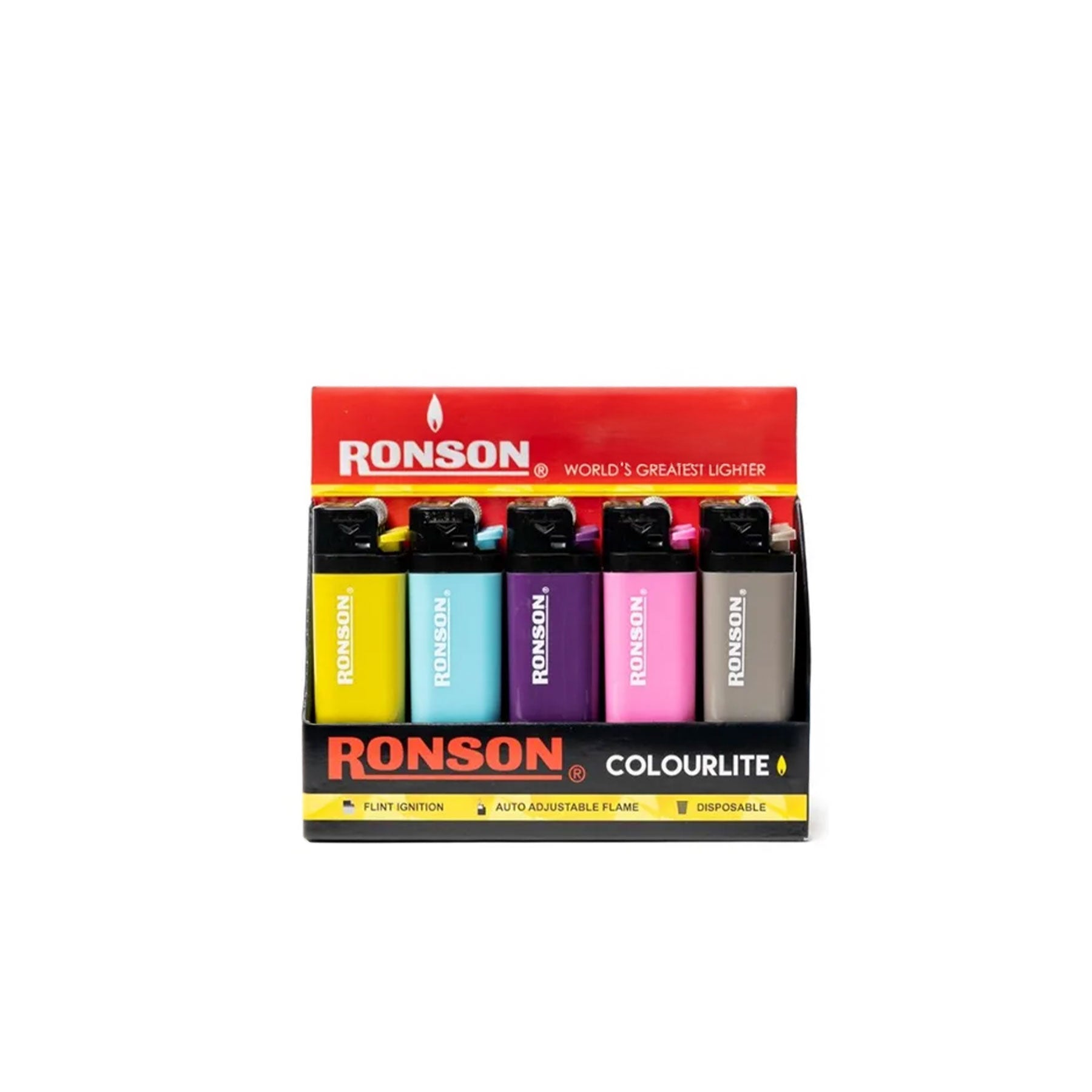 Encendedor Ronson Colourlite Display